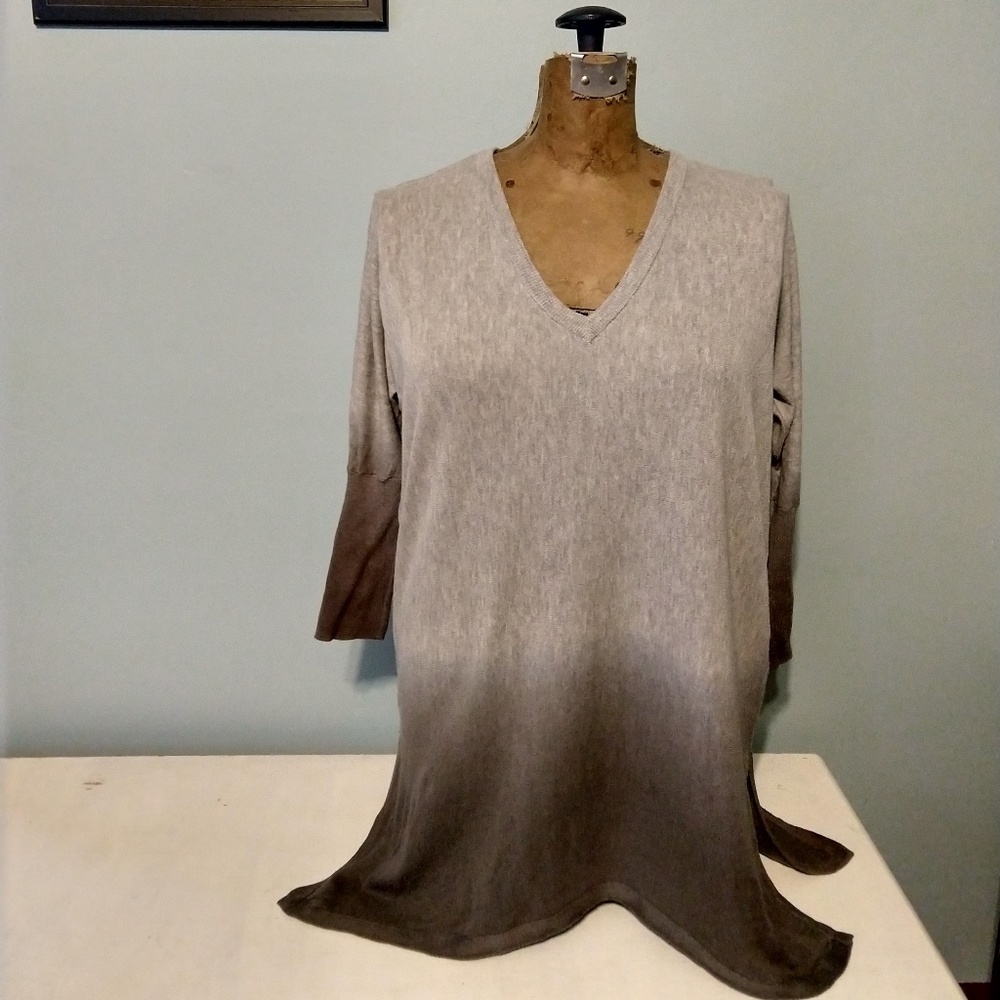 If It Were Me ombre sweater size L